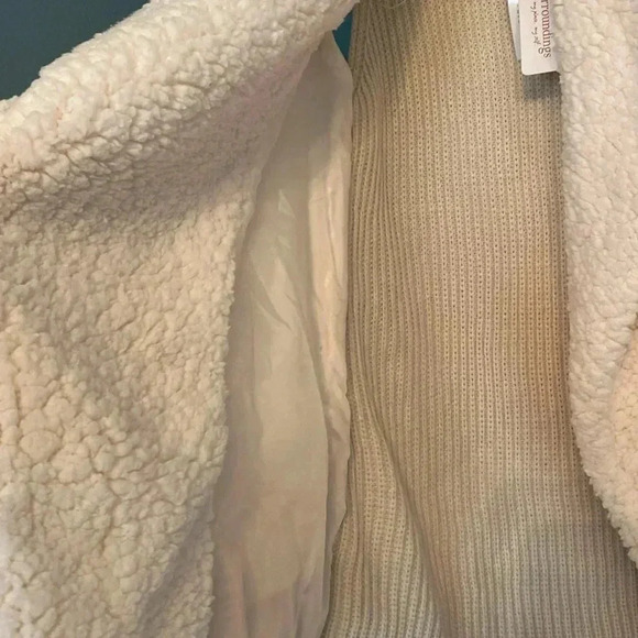 Soft Surroundings NWT heavenly soft St Moritz vest - ivory - small - pockets - Picture 6 of 9